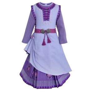 Disney Asha Costume Deluxe Official Disney Wish Costume  Full Length Dress